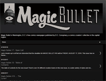 Tablet Screenshot of magicbulletcomics.blogspot.com