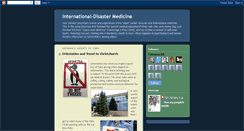 Desktop Screenshot of international-disaster-med.blogspot.com