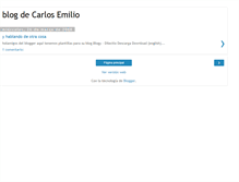 Tablet Screenshot of carlosemilioblog.blogspot.com