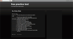 Desktop Screenshot of freepracticetest.blogspot.com