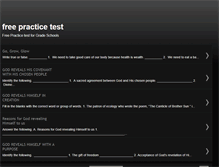 Tablet Screenshot of freepracticetest.blogspot.com
