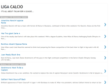 Tablet Screenshot of liga-calcio.blogspot.com