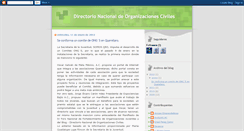 Desktop Screenshot of directoriodeorganizaciones.blogspot.com