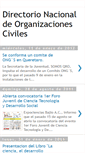 Mobile Screenshot of directoriodeorganizaciones.blogspot.com