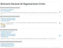 Tablet Screenshot of directoriodeorganizaciones.blogspot.com