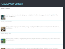 Tablet Screenshot of nasz-zagorzynek.blogspot.com