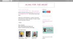 Desktop Screenshot of blingforthebride.blogspot.com