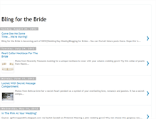 Tablet Screenshot of blingforthebride.blogspot.com