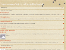 Tablet Screenshot of espacioseconomicosydesigualdadsocial.blogspot.com