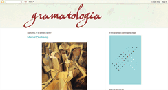 Desktop Screenshot of gramatologia.blogspot.com