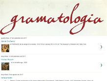 Tablet Screenshot of gramatologia.blogspot.com