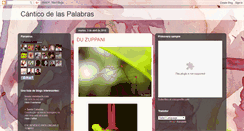 Desktop Screenshot of canticopalabras.blogspot.com
