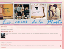 Tablet Screenshot of lescosesdemarta.blogspot.com