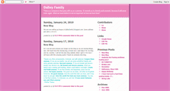 Desktop Screenshot of dalleyfamily.blogspot.com