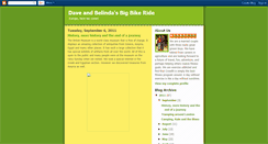 Desktop Screenshot of daveandbelindasbigbikeride.blogspot.com