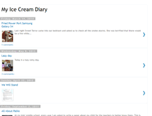 Tablet Screenshot of icecreamdiary.blogspot.com