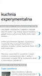 Mobile Screenshot of kuchniaexperymentalna.blogspot.com