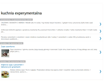Tablet Screenshot of kuchniaexperymentalna.blogspot.com