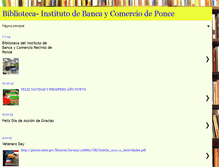 Tablet Screenshot of bibliotecaibc.blogspot.com