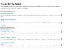 Tablet Screenshot of kliping-beritapolitik.blogspot.com