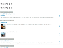 Tablet Screenshot of bunnyeewen.blogspot.com