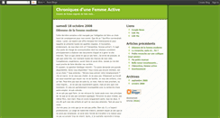Desktop Screenshot of chroniques-femme-active.blogspot.com