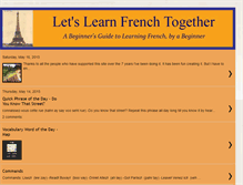 Tablet Screenshot of learnfrenchtogether.blogspot.com