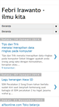 Mobile Screenshot of febriirawanto.blogspot.com