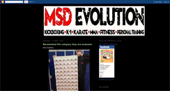 Desktop Screenshot of msdmartialarts.blogspot.com