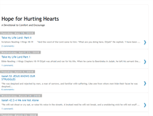 Tablet Screenshot of hopeforhurtinghearts.blogspot.com