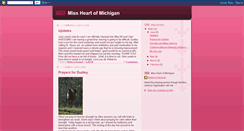 Desktop Screenshot of missheartofmichigan.blogspot.com