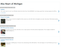 Tablet Screenshot of missheartofmichigan.blogspot.com