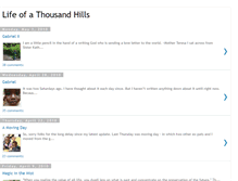 Tablet Screenshot of lifeofathousandhills.blogspot.com