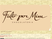 Tablet Screenshot of feitopormimchocolateria.blogspot.com