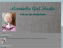 Tablet Screenshot of maminkagirl.blogspot.com