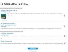 Tablet Screenshot of conociendolamurallachina.blogspot.com