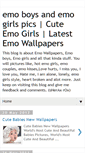 Mobile Screenshot of emo-girls-boys.blogspot.com