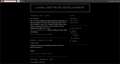 Desktop Screenshot of lukosdev.blogspot.com