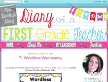 Tablet Screenshot of diaryfirstgradeteacher.blogspot.com