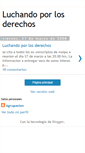 Mobile Screenshot of luchandoporlosderechos.blogspot.com