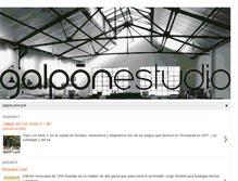 Tablet Screenshot of galponestudio.blogspot.com