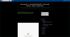 Desktop Screenshot of michaelspowersportsonline.blogspot.com