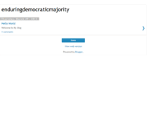 Tablet Screenshot of enduringdemocraticmajority.blogspot.com