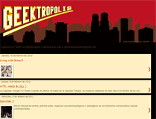 Tablet Screenshot of geek-tropolis.blogspot.com