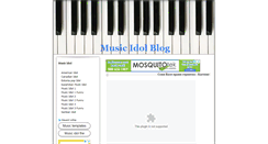 Desktop Screenshot of musicidol.blogspot.com