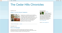 Desktop Screenshot of cedarhillsfarm.blogspot.com