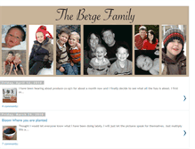 Tablet Screenshot of bergefamilyspot.blogspot.com