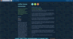 Desktop Screenshot of coffeehousechronicles.blogspot.com