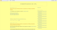 Desktop Screenshot of comentarioscpl.blogspot.com