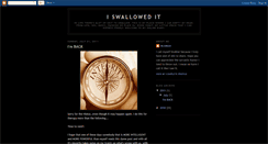 Desktop Screenshot of iswallowedit.blogspot.com